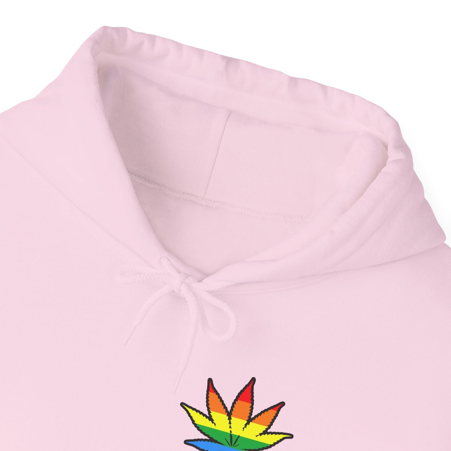 Rainbow Leaf Hoodie, Cozy Unisex Sweatshirt, LGBTQ+ Pride Apparel, Casual Streetwear, Gift for Friends, Everyday Comfort