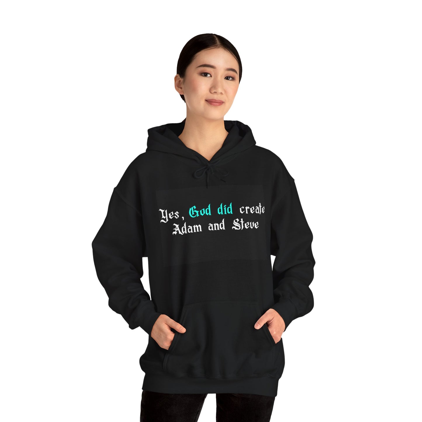 Yes, God Did Create Adam and Steve T-Shirt – Funny LGBTQ Christian Pride Tee for Queer Believers, Allies & Bold Faith Statements – Gay Affirming Apparel with a Twist