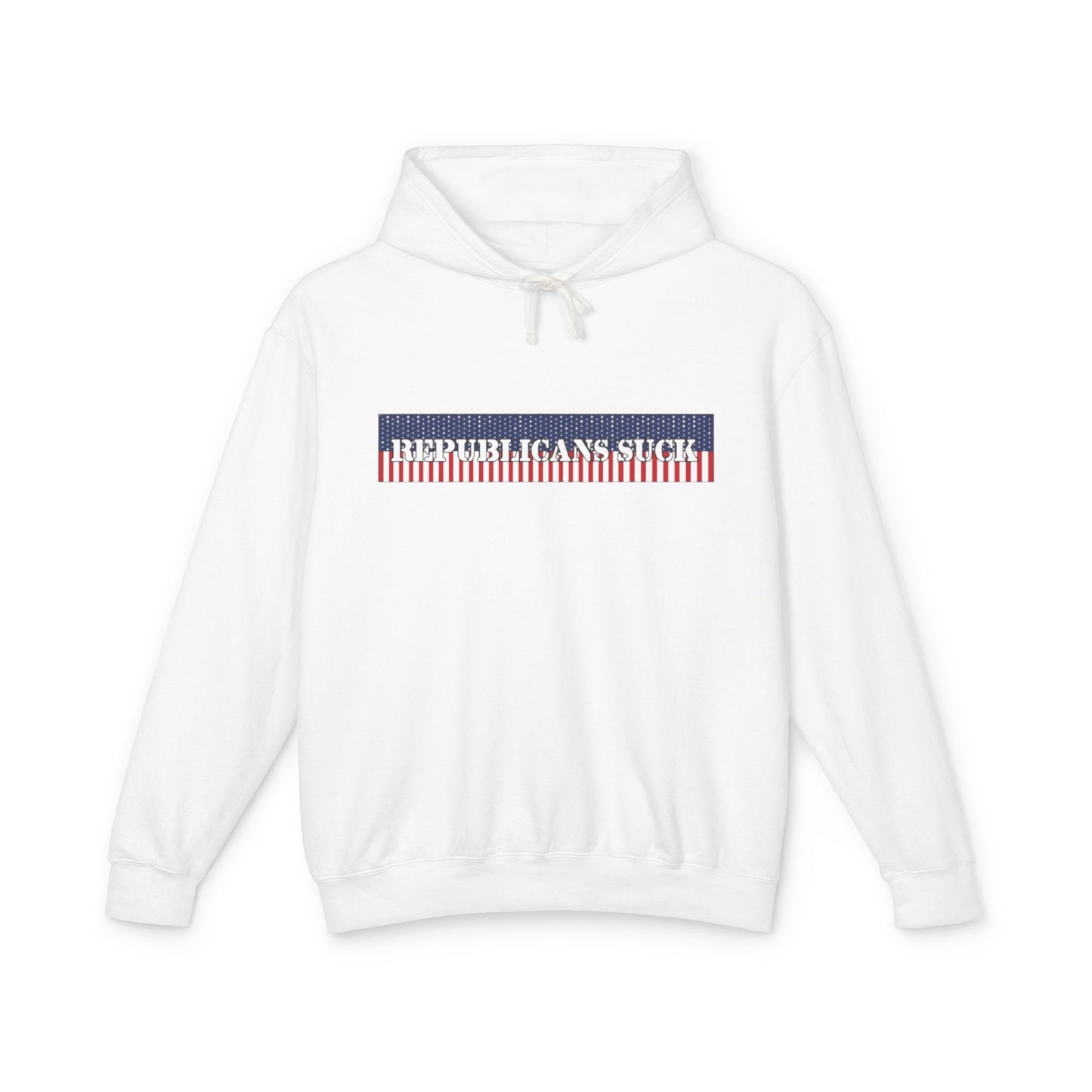 Patriotic Unisex Lightweight Hooded Sweatshirt | Casual Style, Gift for Holidays, Comfortable & Trendy Wear, Perfect for Everyday