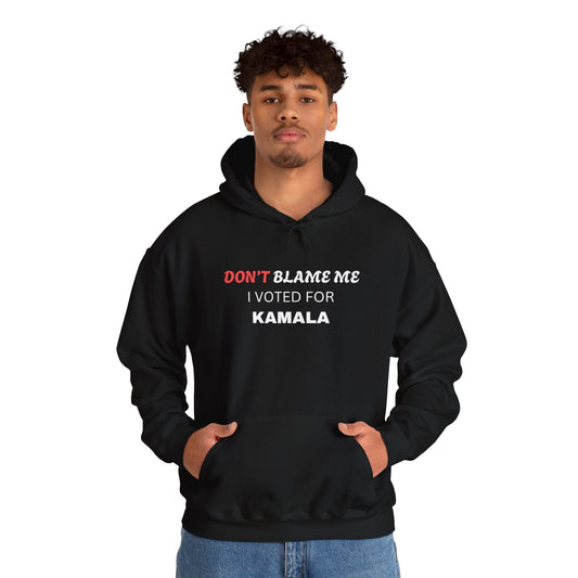 Don’t Blame Me I Voted for Kamala T-Shirt – Pro Kamala Harris Tee, Feminist Political Shirt, Liberal Democrat Election Top