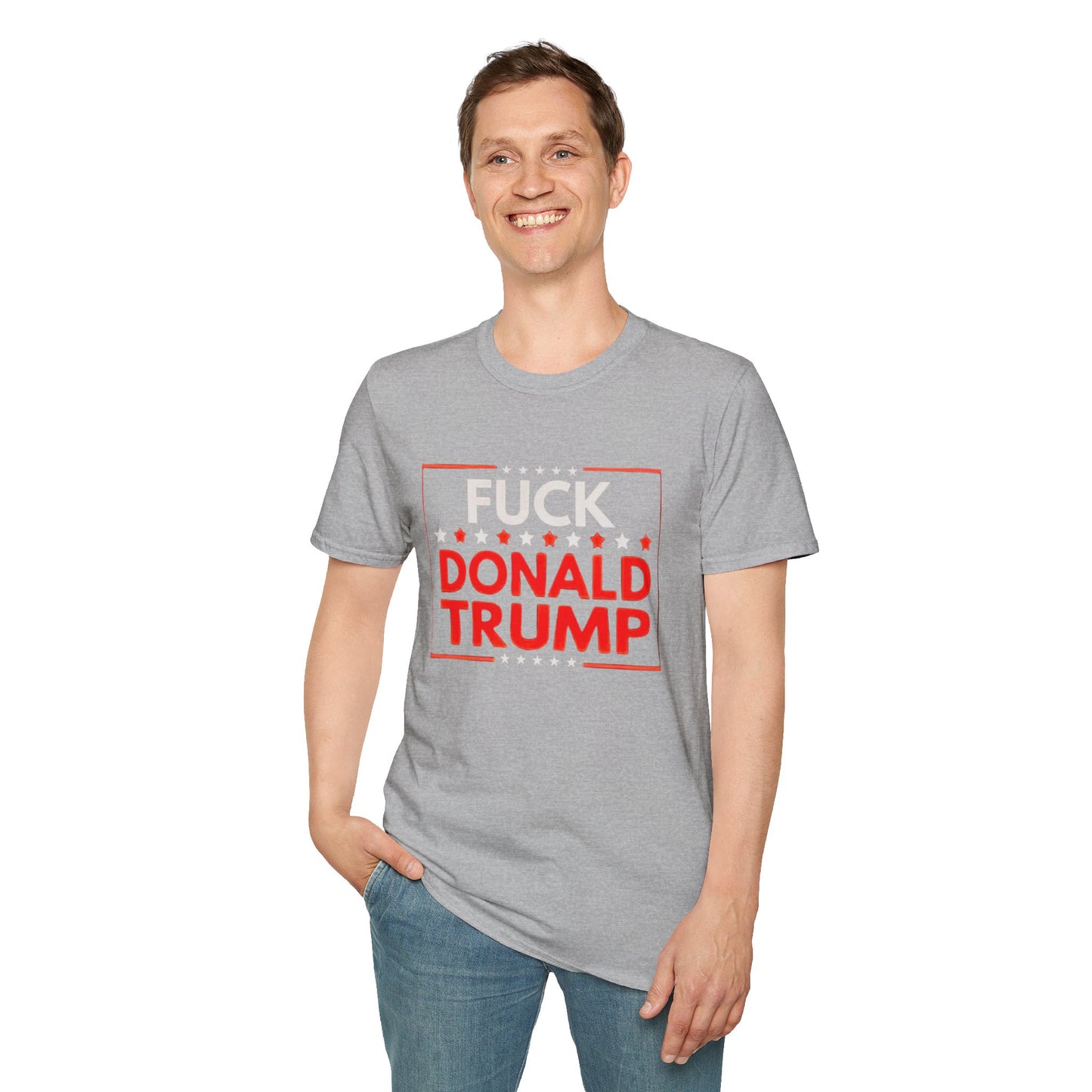 Fuck Donald Trump T-Shirt – Bold Anti-Trump Political Tee for LGBTQ+ Rebels, Pride Marchers & Progressive Voters – Unapologetic Protest Shirt