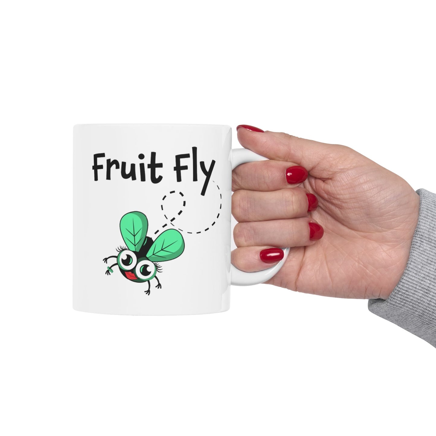 Fun Flutter Ceramic Mug - Perfect Gift for Insect Lovers, Home Decor, Coffee Lovers, Tea Drinkers, Unique Kitchenware