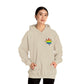 Rainbow Leaf Hoodie, Cozy Unisex Sweatshirt, LGBTQ+ Pride Apparel, Casual Streetwear, Gift for Friends, Everyday Comfort