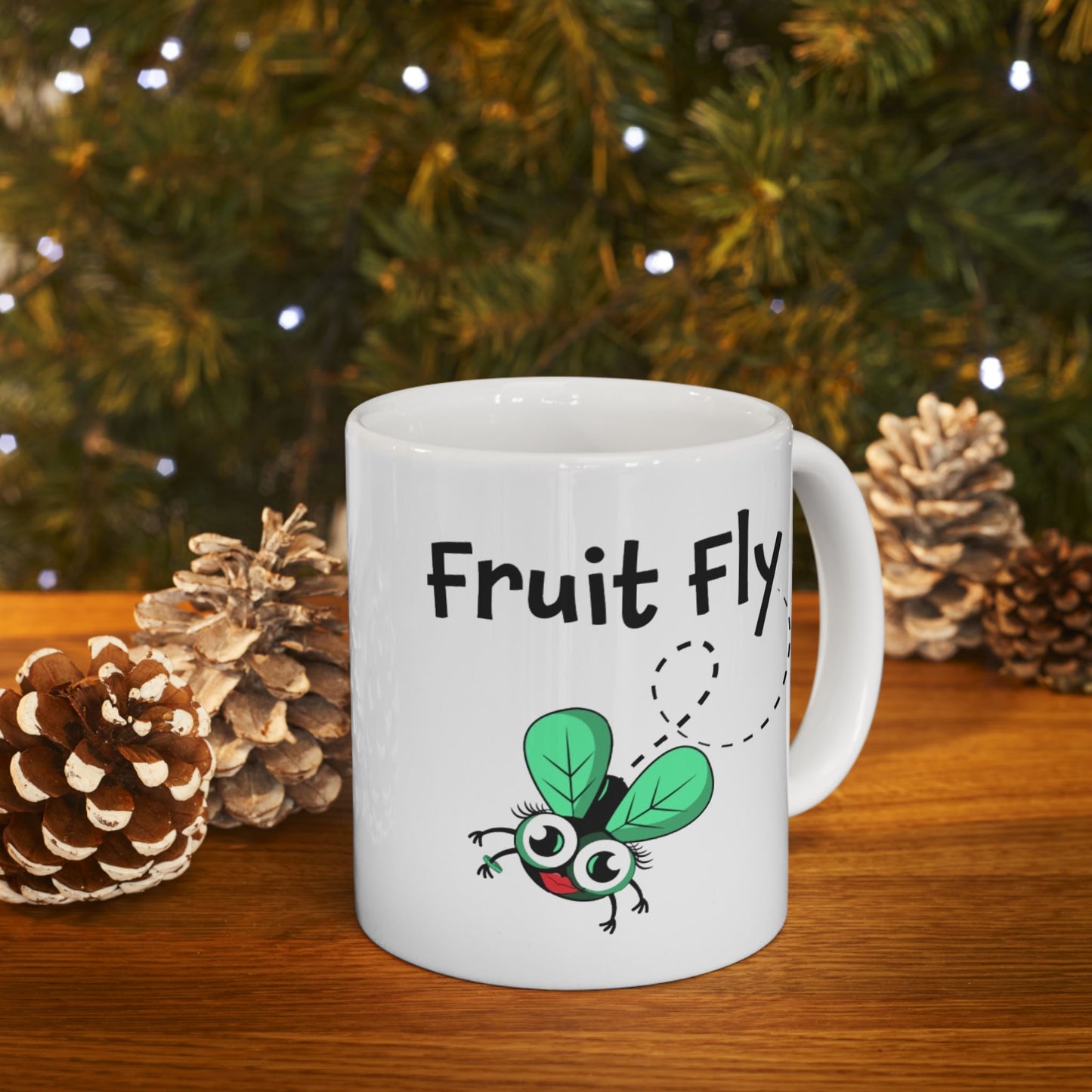 Fun Flutter Ceramic Mug - Perfect Gift for Insect Lovers, Home Decor, Coffee Lovers, Tea Drinkers, Unique Kitchenware