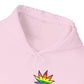Rainbow Leaf Hoodie, Cozy Unisex Sweatshirt, LGBTQ+ Pride Apparel, Casual Streetwear, Gift for Friends, Everyday Comfort