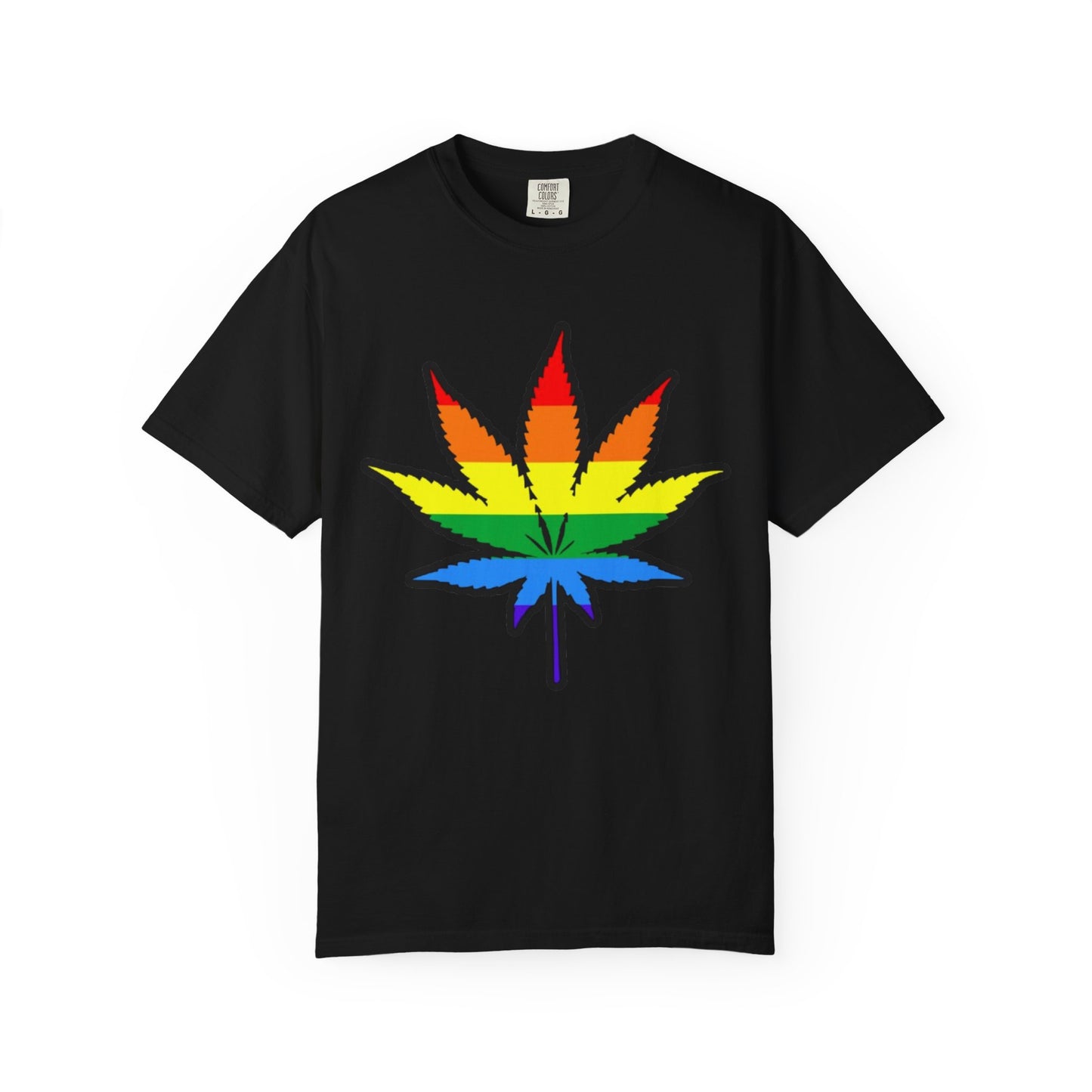 Pride Leaf T-Shirt – LGBTQ+ Botanical Statement Tee for Queer Nature Lovers