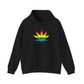 Rainbow Leaf Pride Hoodie – LGBTQ+ Botanical Sweatshirt for Queer Nature Lovers