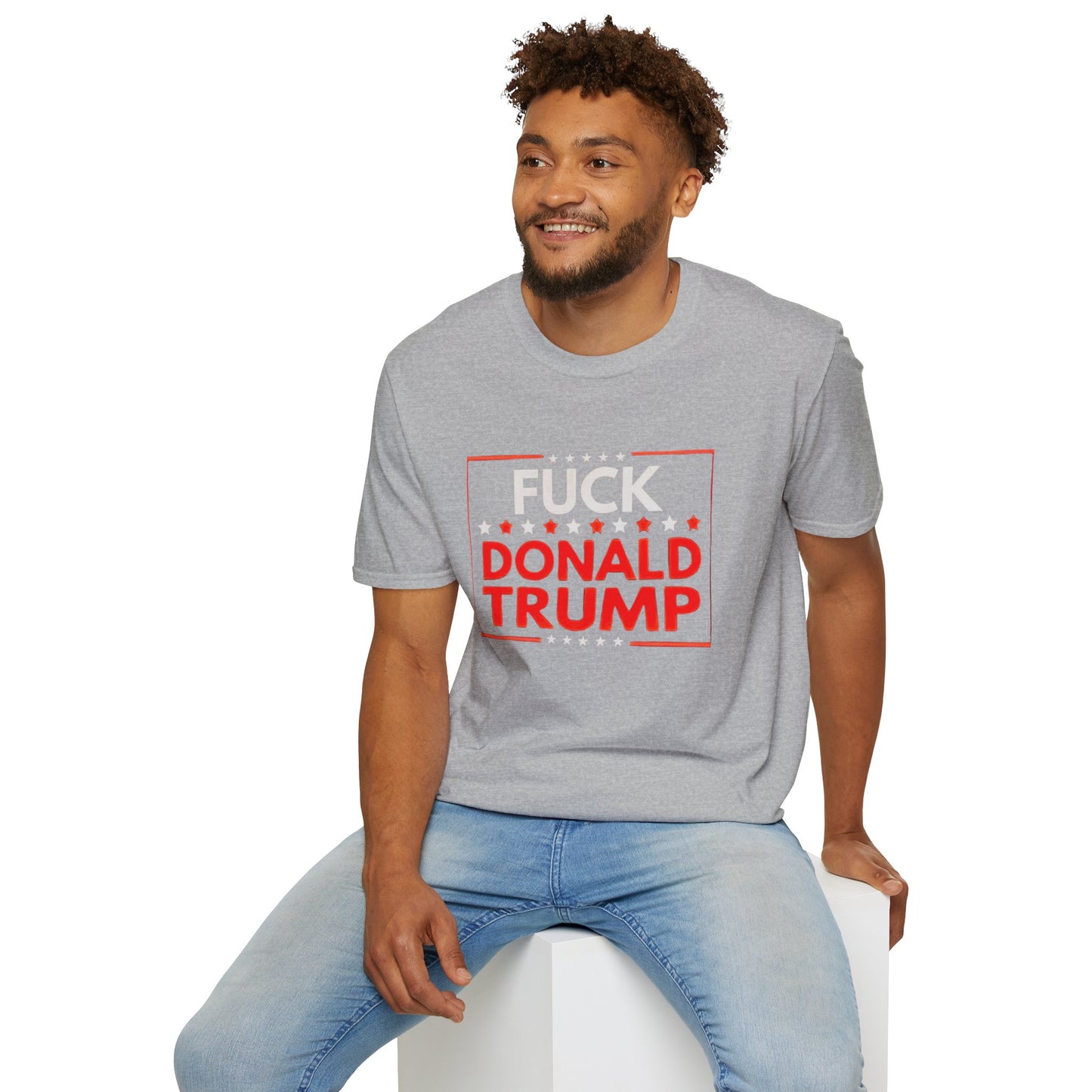 Fuck Donald Trump T-Shirt – Bold Anti-Trump Political Tee for LGBTQ+ Rebels, Pride Marchers & Progressive Voters – Unapologetic Protest Shirt