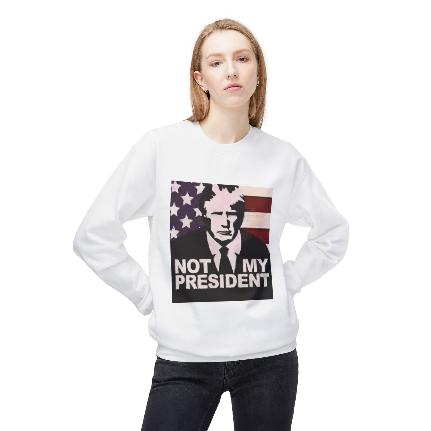 "Not My President" Anti-Trump Statement Tee – Bold Liberal Political Sweatshirt"Not My President" Anti-Trump Statement Tee – Bold Liberal Political Shirt