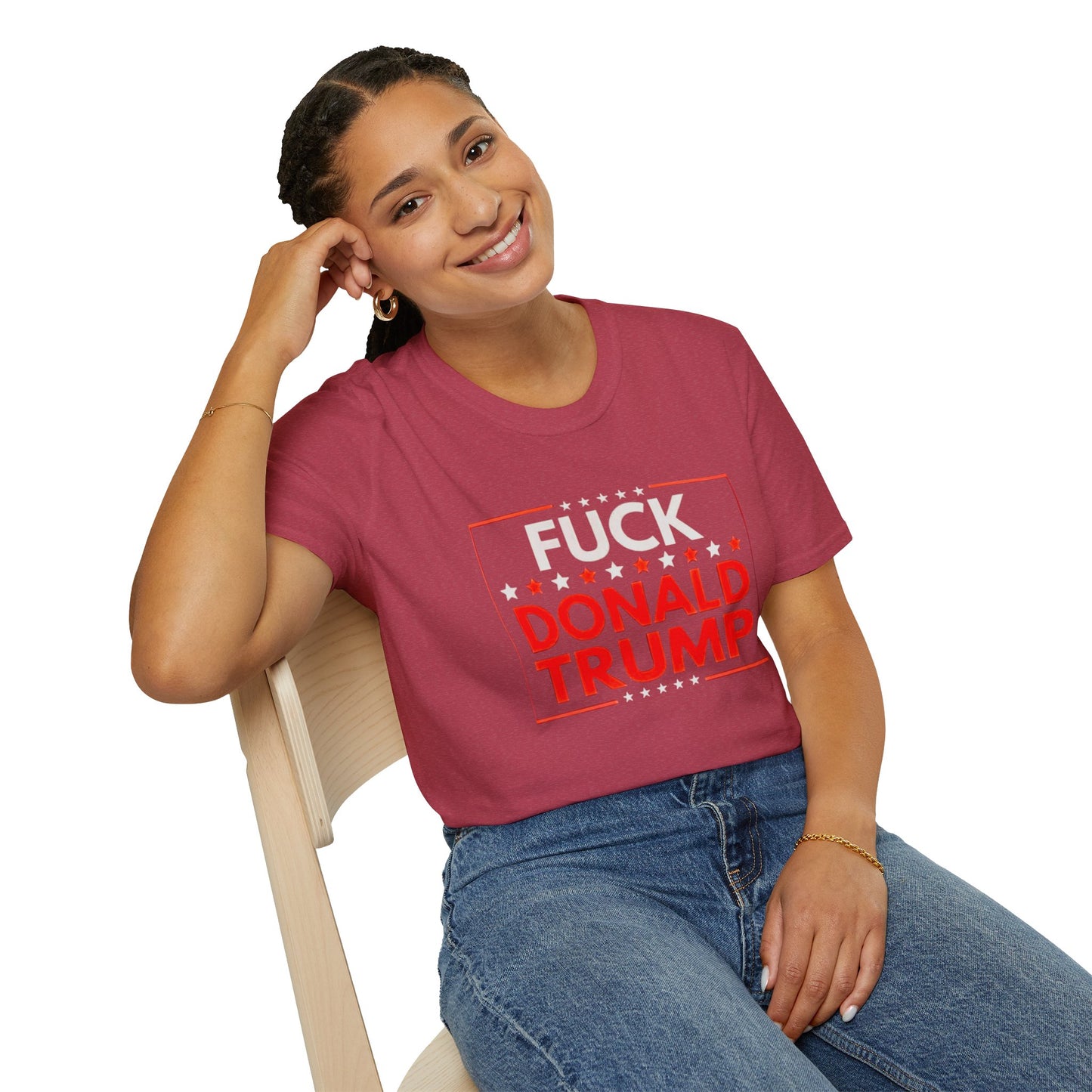 Fuck Donald Trump T-Shirt – Bold Anti-Trump Political Tee for LGBTQ+ Rebels, Pride Marchers & Progressive Voters – Unapologetic Protest Shirt