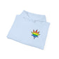 Rainbow Leaf Hoodie, Cozy Unisex Sweatshirt, LGBTQ+ Pride Apparel, Casual Streetwear, Gift for Friends, Everyday Comfort