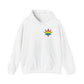 Rainbow Leaf Hoodie, Cozy Unisex Sweatshirt, LGBTQ+ Pride Apparel, Casual Streetwear, Gift for Friends, Everyday Comfort