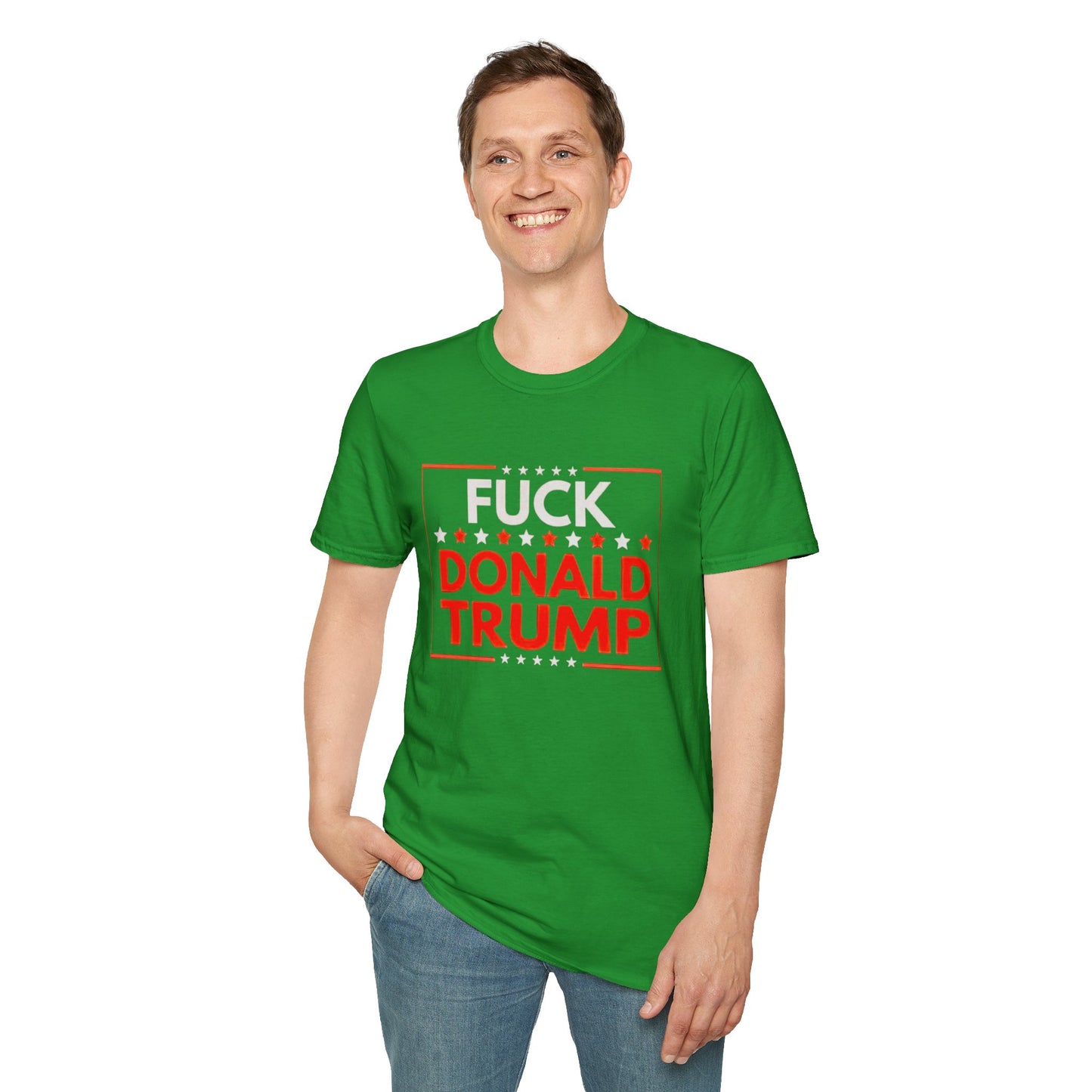 Fuck Donald Trump T-Shirt – Bold Anti-Trump Political Tee for LGBTQ+ Rebels, Pride Marchers & Progressive Voters – Unapologetic Protest Shirt