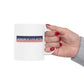 Patriotic Ceramic Mug - Perfect for Coffee Lovers, Gifts, Home Decor, Celebrations, or Relaxing Moments