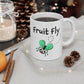 Fun Flutter Ceramic Mug - Perfect Gift for Insect Lovers, Home Decor, Coffee Lovers, Tea Drinkers, Unique Kitchenware