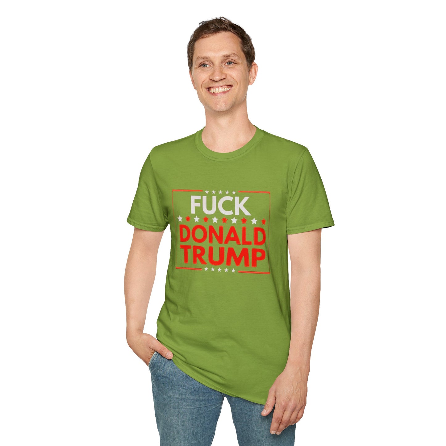 Fuck Donald Trump T-Shirt – Bold Anti-Trump Political Tee for LGBTQ+ Rebels, Pride Marchers & Progressive Voters – Unapologetic Protest Shirt