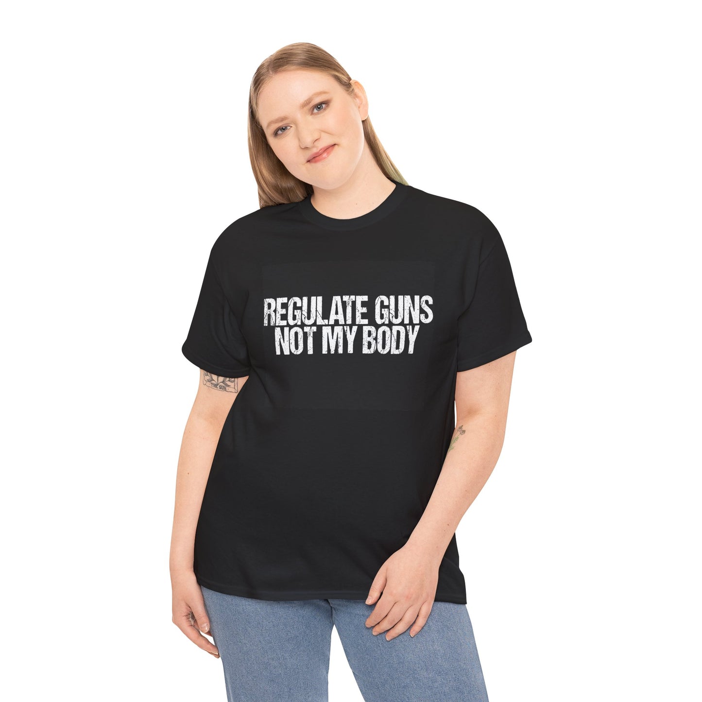 Regulate Guns Not My Body Tee, Regulate Guns Not My Body T-Shirt – Feminist Pro-Choice Protest Tee Unisex Cotton Shirt, Activism Tee, Protest Apparel, Casual Wear, Gift for Advocates