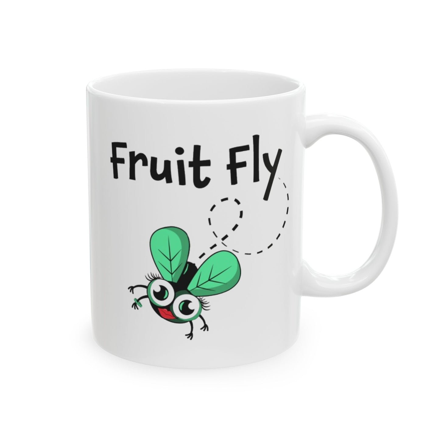 Fun Flutter Ceramic Mug - Perfect Gift for Insect Lovers, Home Decor, Coffee Lovers, Tea Drinkers, Unique Kitchenware